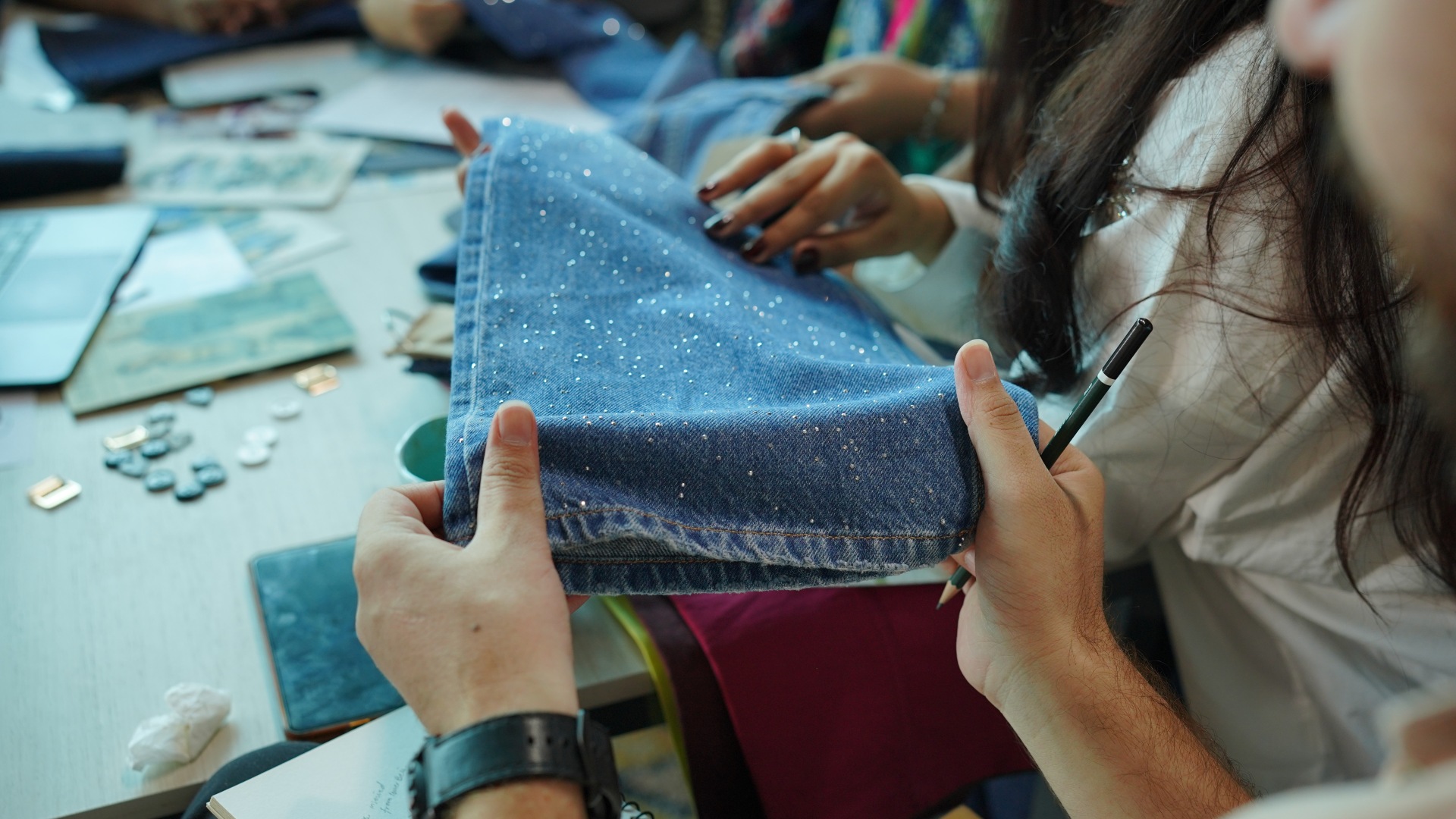 Non-denim fabric development
